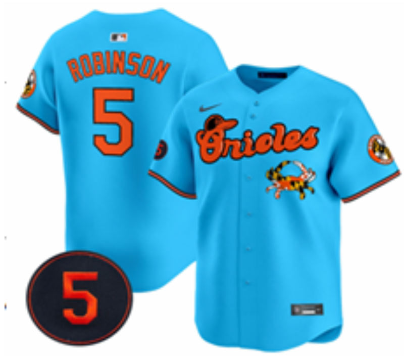 Men Baltimore Orioles #5 Robinson blue Nike 2026 Jersey MLB 0727001->youth mlb jersey->Youth Jersey